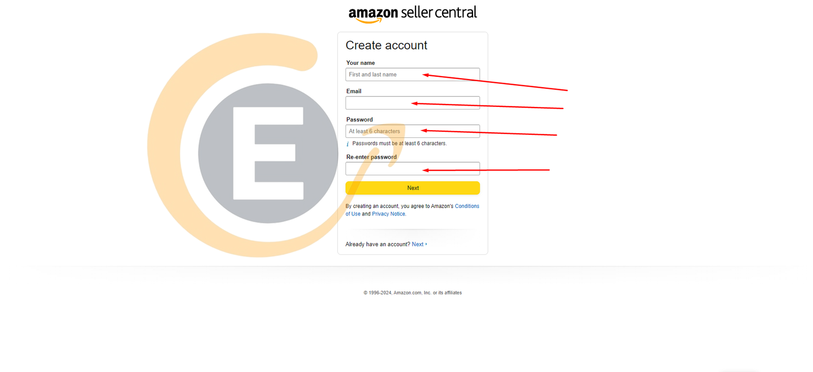 Amazon Seller Sign up-3